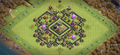 coc th 8 base layout.